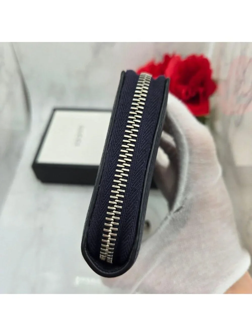 Gucci Wallet Interlocking GG Navy - Picture 8 of 15
